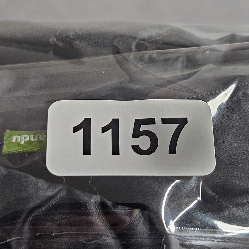 Kathmandu Vest Mens Medium Black Duckdown 500 Fill Full Zip Puffer Pockets - Picture 13 of 13